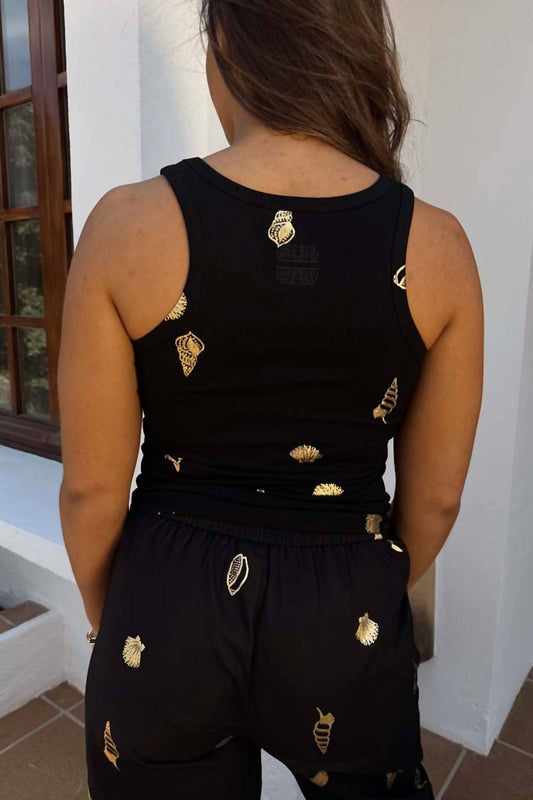 Never Fully Dressed - Shell Rib Tank Top