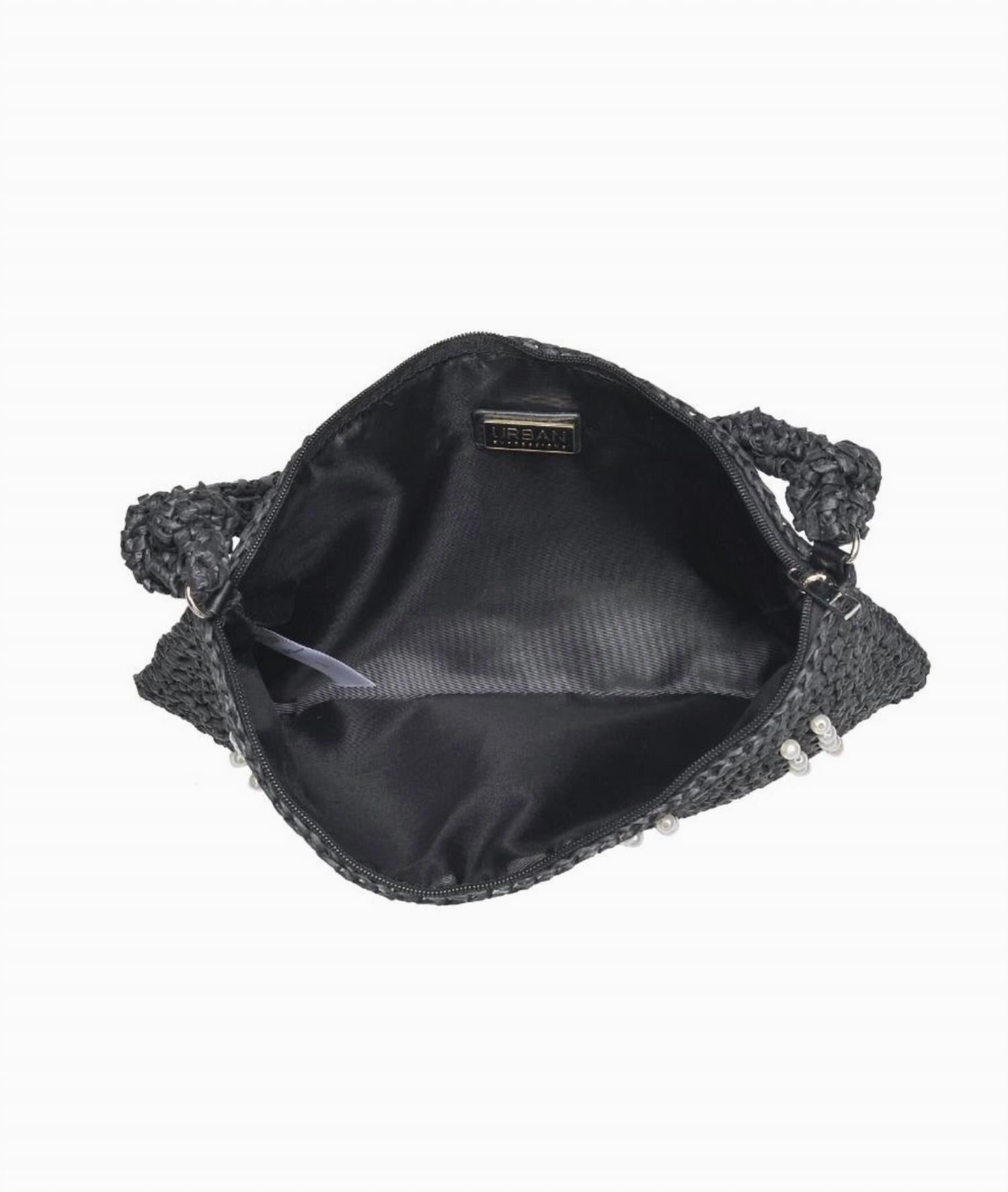 Urban Expressions - Women's Clarissa Straw Shoulder Bag