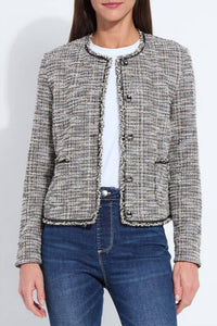 Lysse - Charlotte Collarless Tweed Jacket