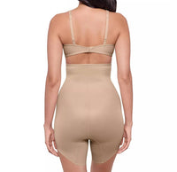 Miraclesuit Show Stopper Slanted Hem Shaping High Waisted Short in beige - women's intimate - alternate view
