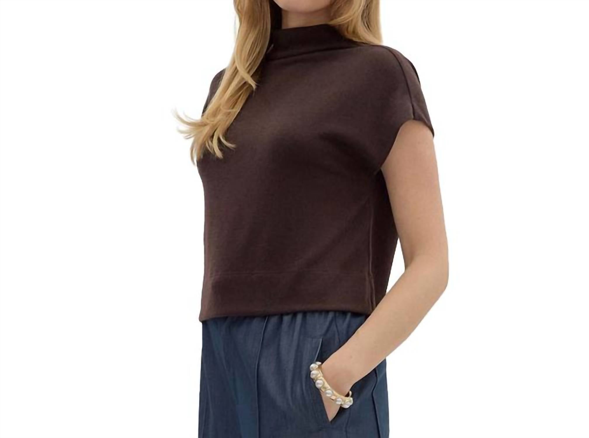 Entro - Midtown Mock Neck Top