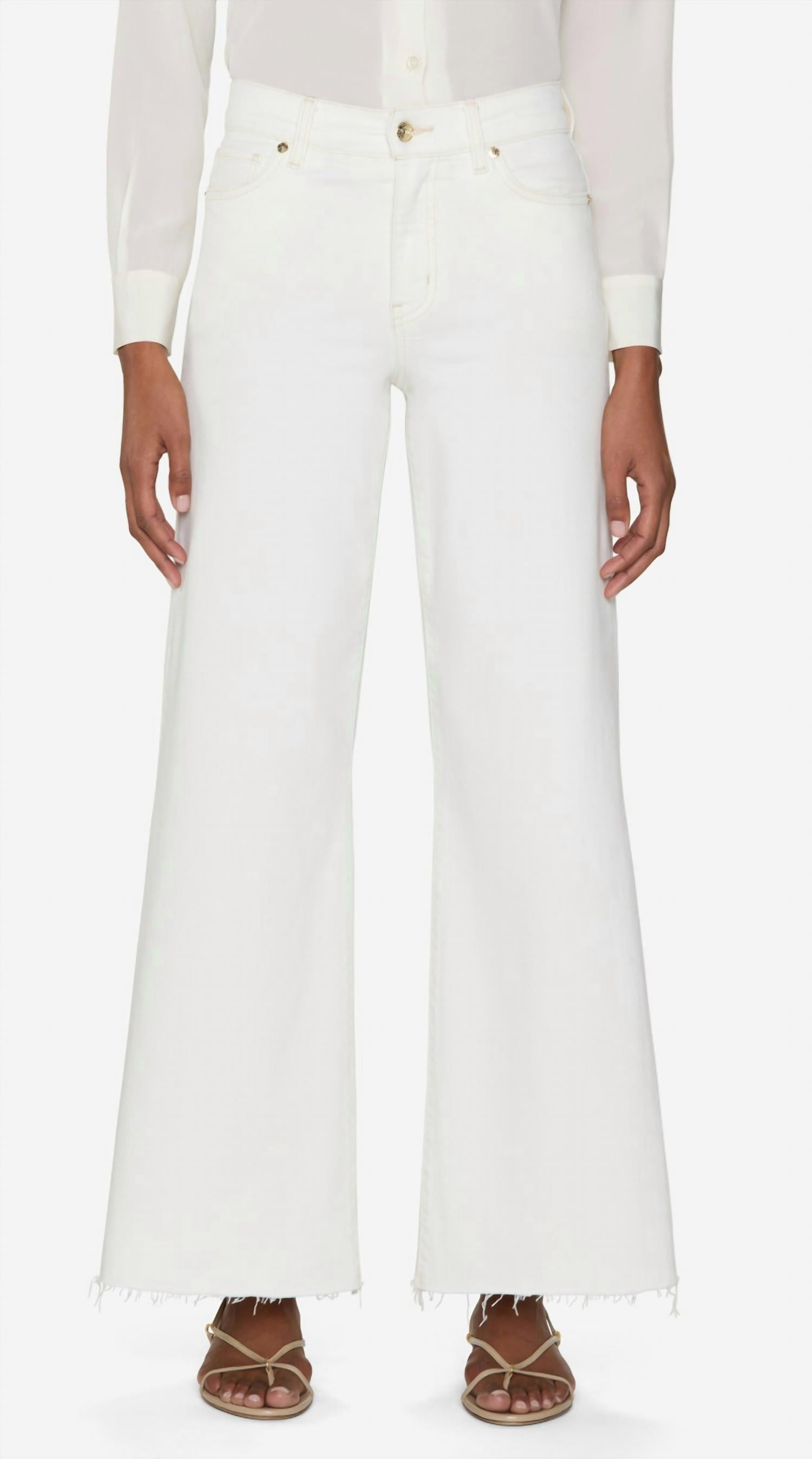 Frame - Le Palazzo Crop Wide Leg Pants