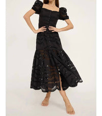 Raisonnel - Eyelet Midi Dress
