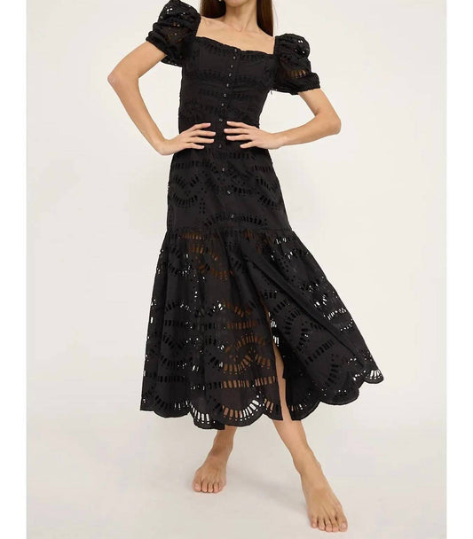 Raisonnel - Eyelet Midi Dress