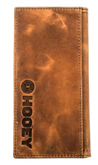 HOOEY Serape Logo Leather Wallet in tan multi - men's bag - alternate view