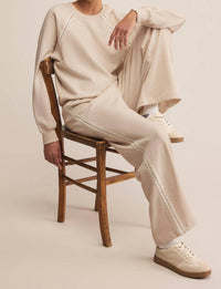 Z Supply Allie Take All Sweatpant in beige - women's pants - view 5