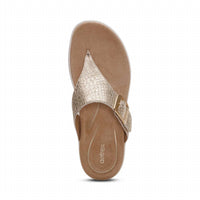 Aetrex - Women's Donna Adjustable Toe Post Sandals