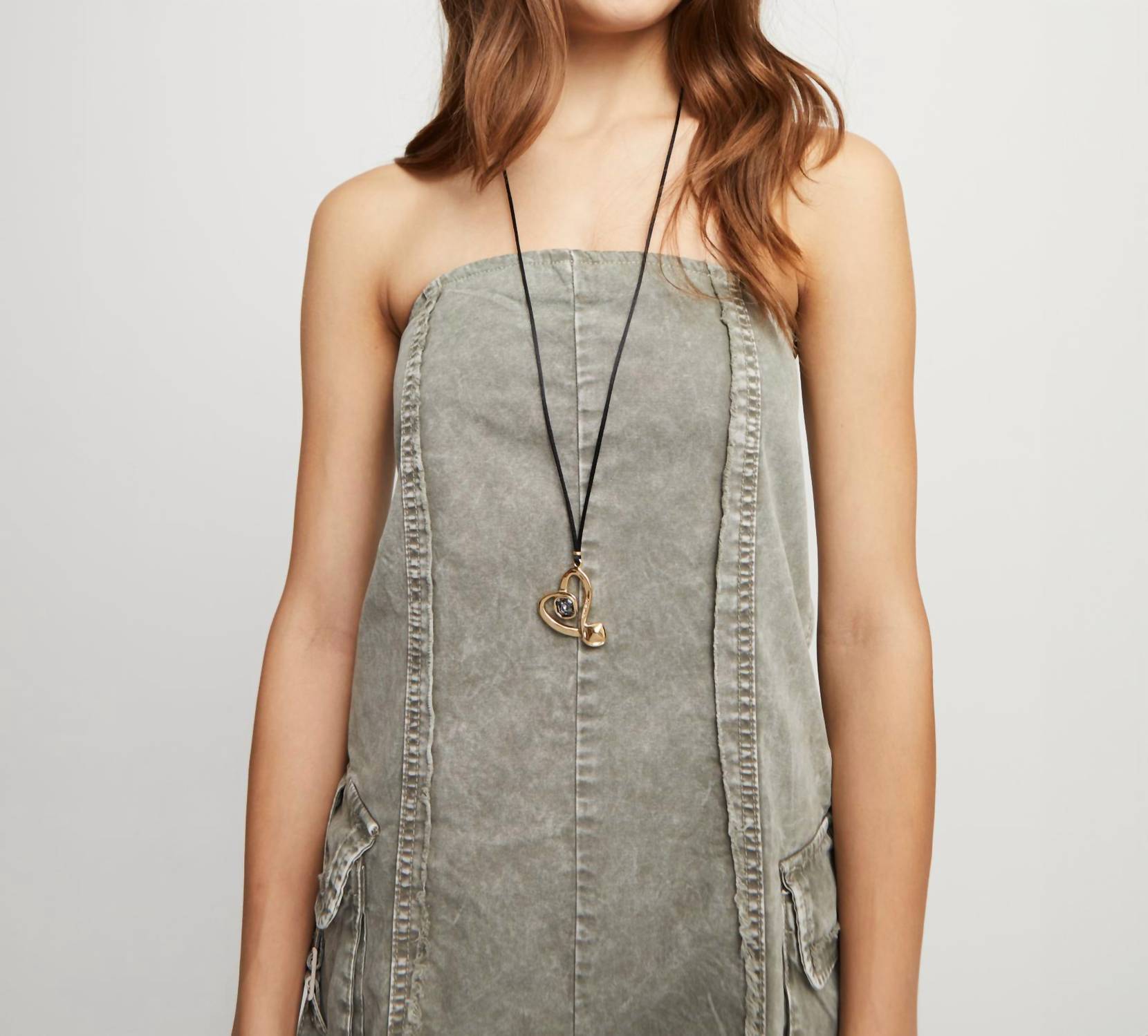 Unode50 - Women's Heart Necklace With Cord