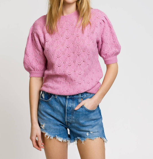 An'Ge - Ledika Short-Sleeve Sweater