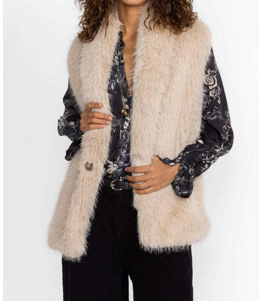 Topper Faux Vest