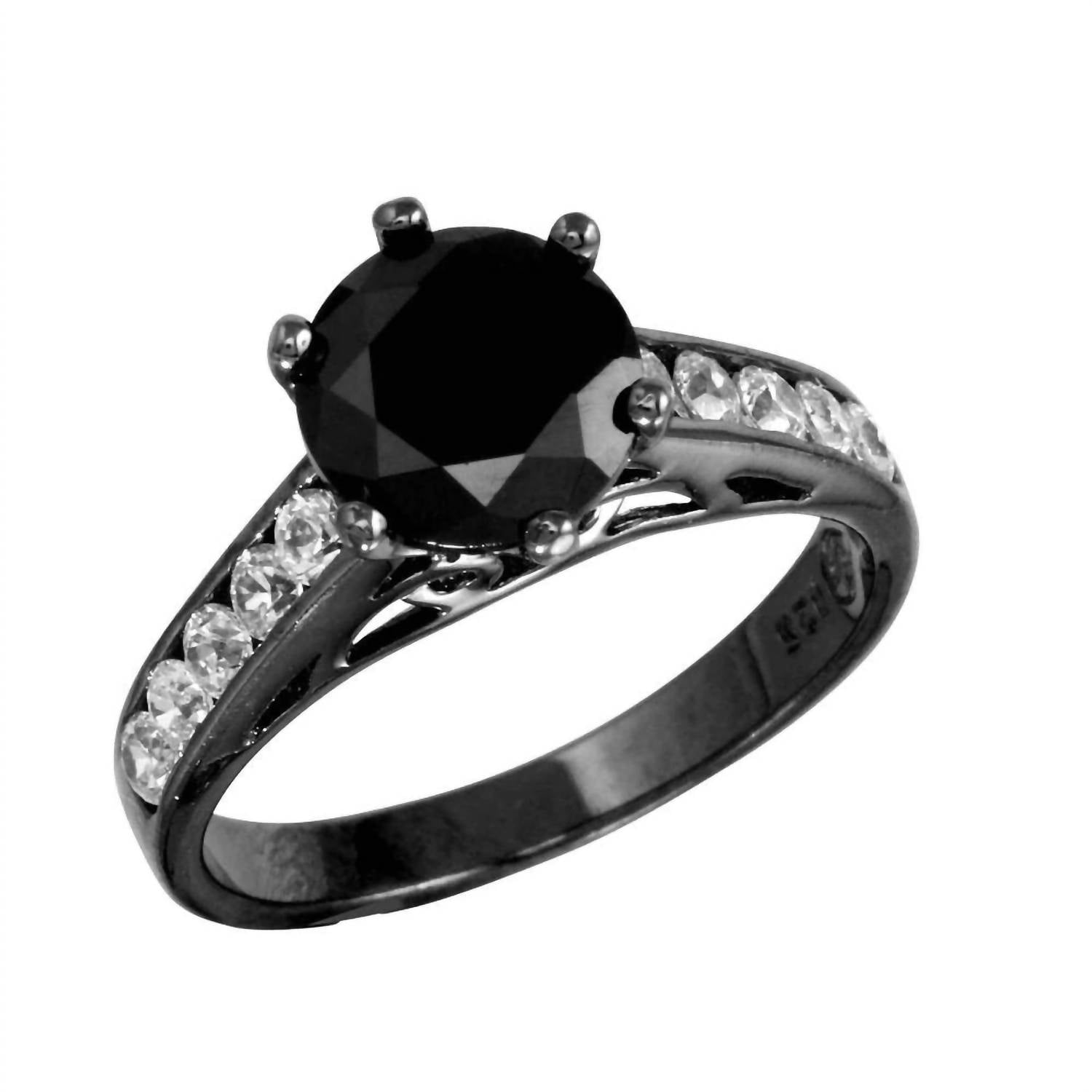 Starlette Women's Maven Statement Ring in black - women's jewelry