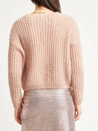 Self Contrast - Darla Chunky Cropped Sweater