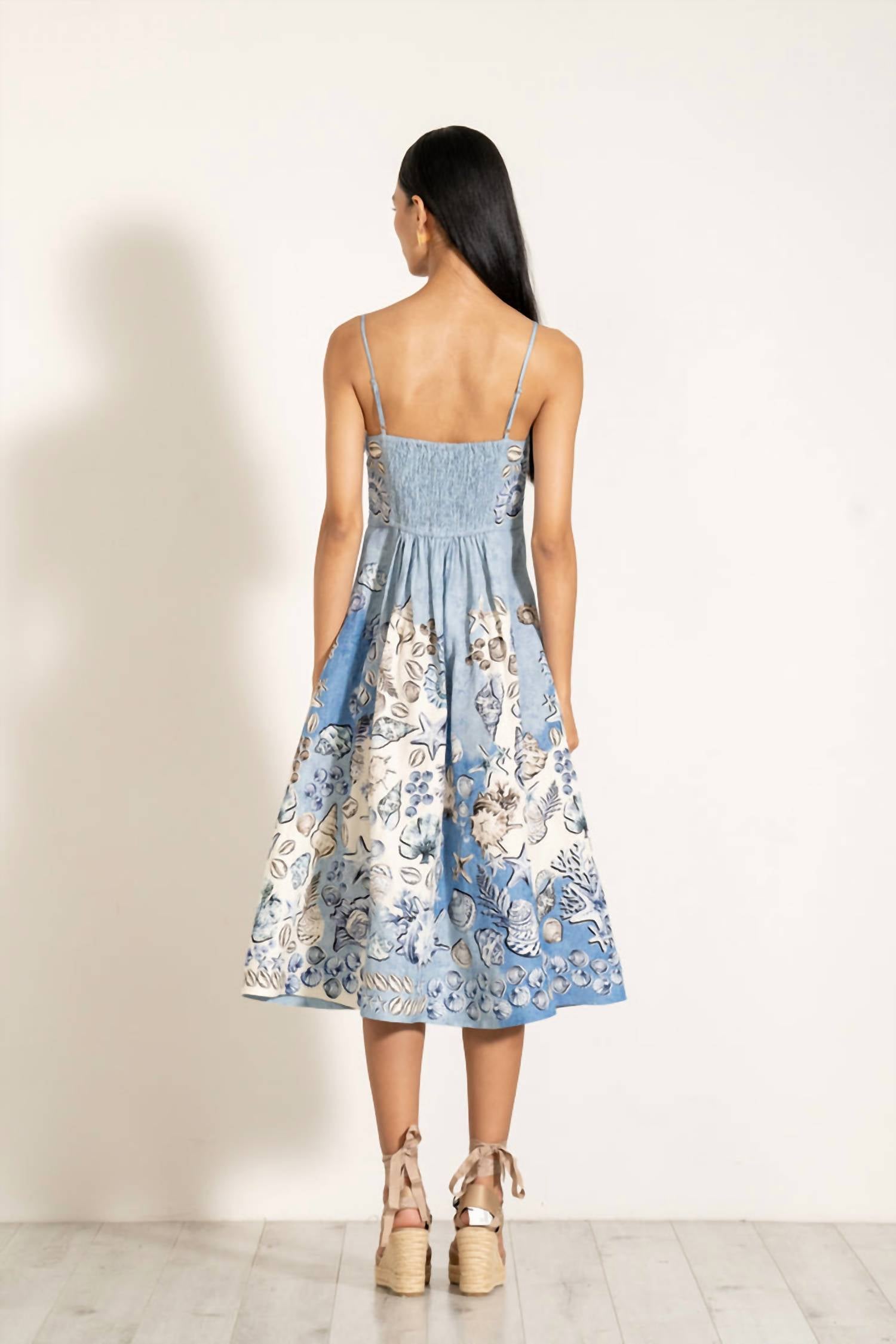 Ranna Gill - Aria Pleated Midi Dress