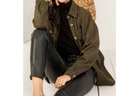 Thml - Suede Button Up Jacket