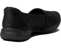 Clarks Women's Roseville Sky Loafer in black leather - women's flats - view 4