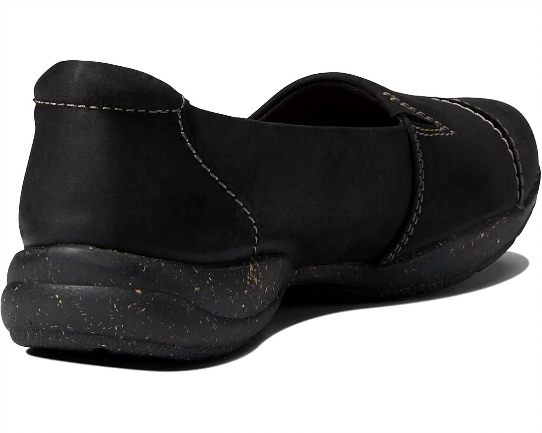Clarks Women's Roseville Sky Loafer in black leather - women's flats - view 4