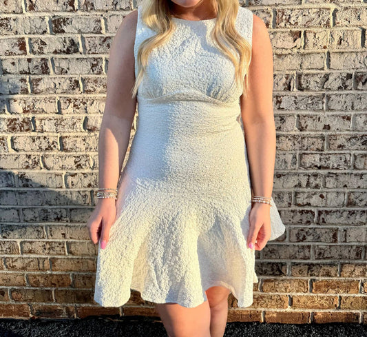 B.Right - Daytime Delights Floral Jacquard Mini Dress