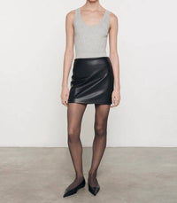 Enza Costa - Cashmere Cotton Pointelle Knit Tank Top