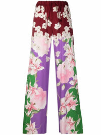 Valentino - Floral Print Pants