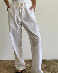 DONNI. Women's The Sandwash Painter Pant in powder - women's pants