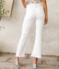 Hidden - Happi Cropped Flare Jean
