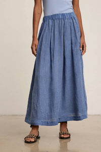 Velvet By Graham & Spencer - Linda Linen Skirt