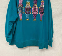 Fantastic Fawn - Sequin Nutcracker Sweatshirt
