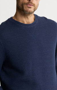 Jachs New York - Doubleface Mesh Crewneck Pullover Sweater