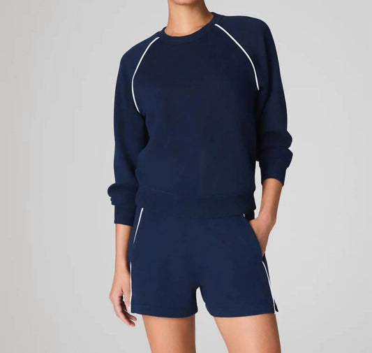 Spanx - Pique Long Sleeve Crewneck Top