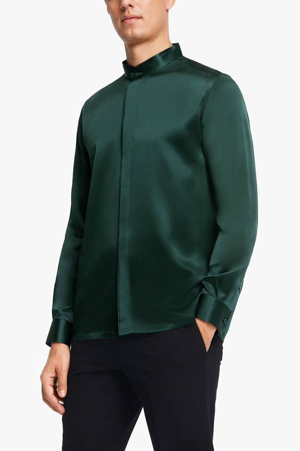 Lilysilk - Placket Button-up Classic Silk Shirt