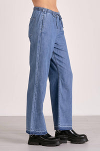 Elan - Drawstring Straight Leg Pants