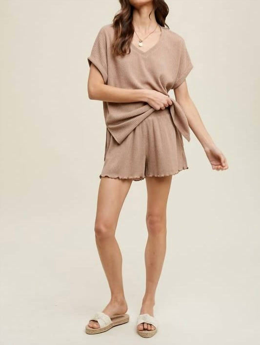 Wishlist - Ribbed Knit Short