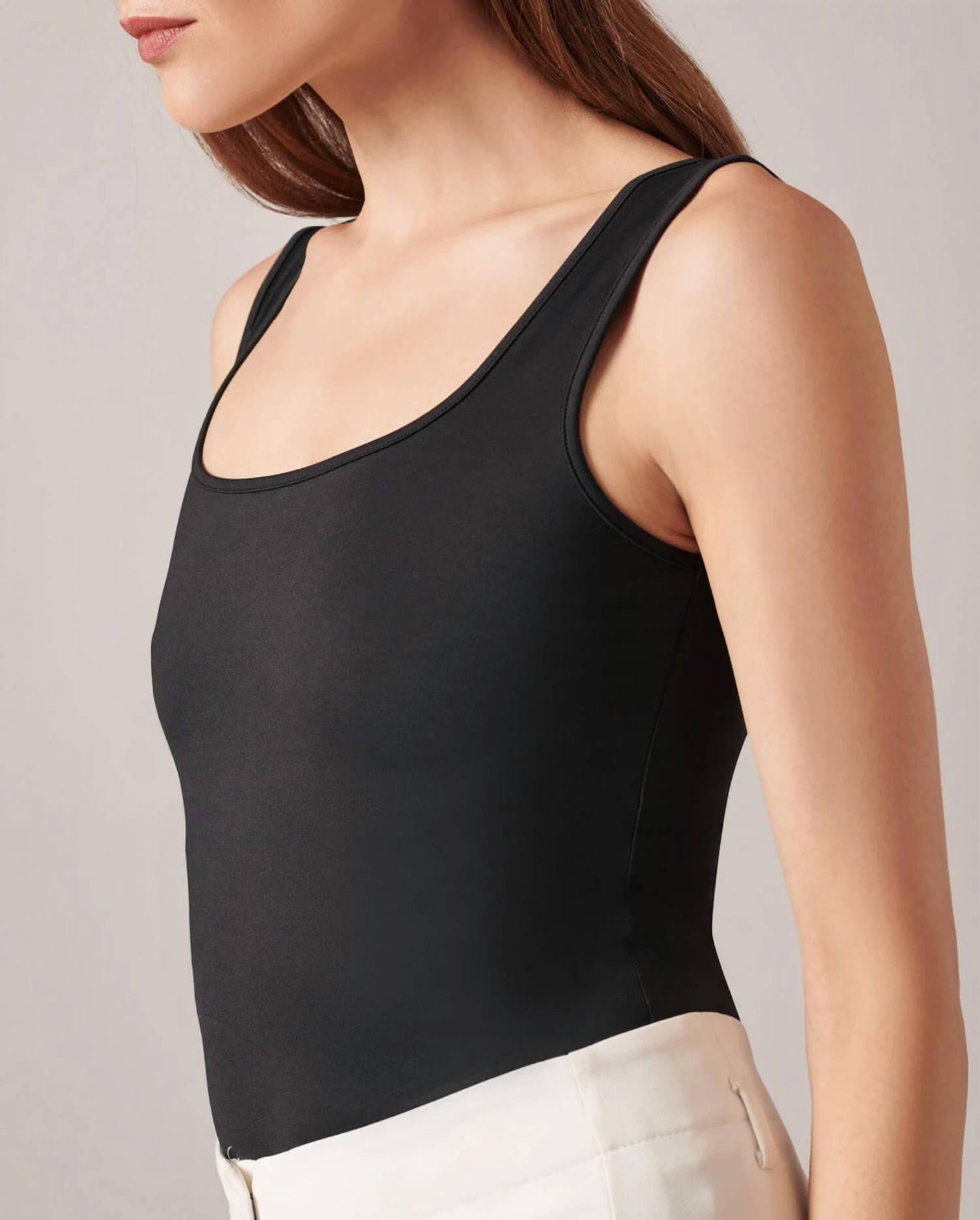 Anne Fontaine - Lady Wide Strap Stretch Camisole