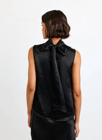 Bella Dahl - Sleeveless Scarf Neck Blouse
