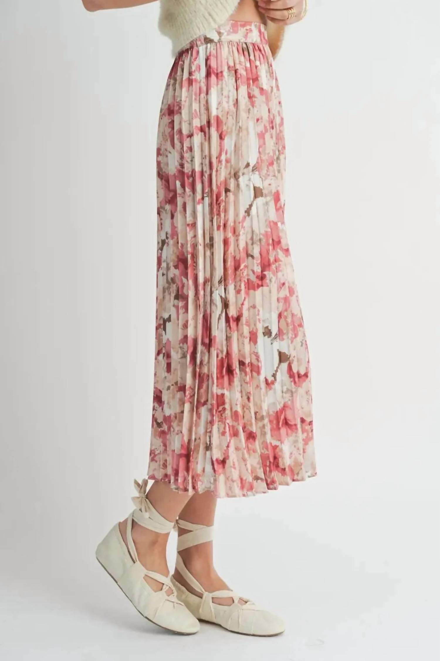 Sadie & Sage - Girls Dinner Pleated Skirt