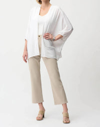 Joseph Ribkoff - Embellished Open Front Cover-up Blazer