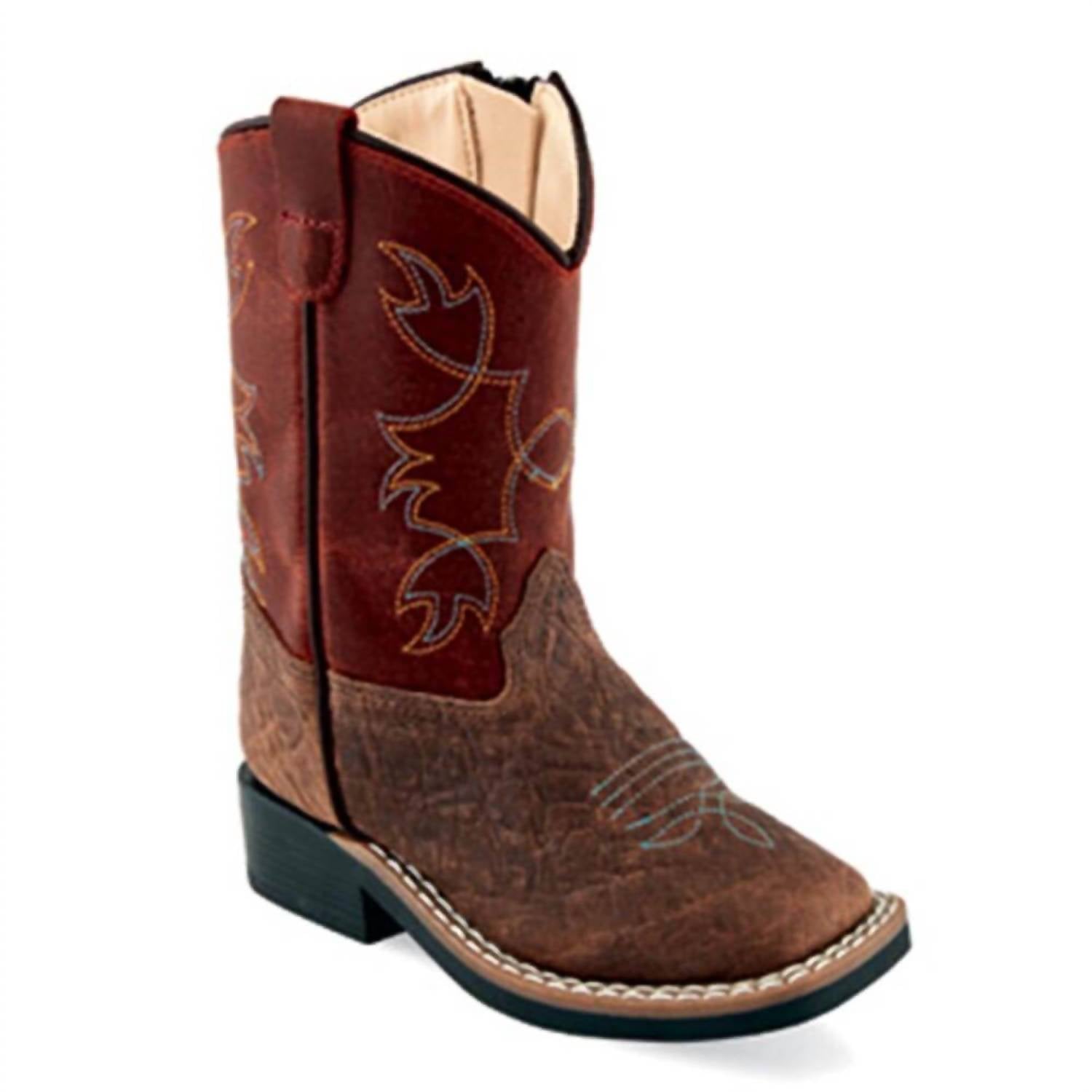 Old West - Toddler Zip Side Bullhide Cowboy Boot