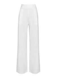 Miss Circle - Never Enough Stretch Crepe Wide Leg Trousers