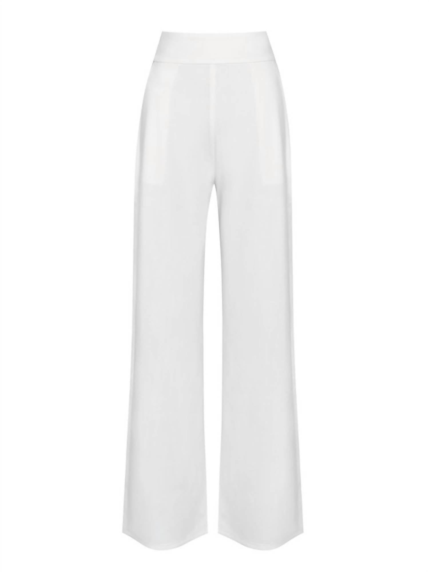 Miss Circle - Never Enough Stretch Crepe Wide Leg Trousers