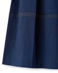 Cartolina Nantucket Women's Hayden Midi Skirt in midnight blue - women's skirt - alternate view