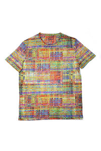 Eight X - Lines Print T-shirt