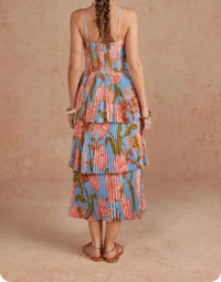 Strut & Bolt - Women's Lennyn Floral Pleated Maxi Dress