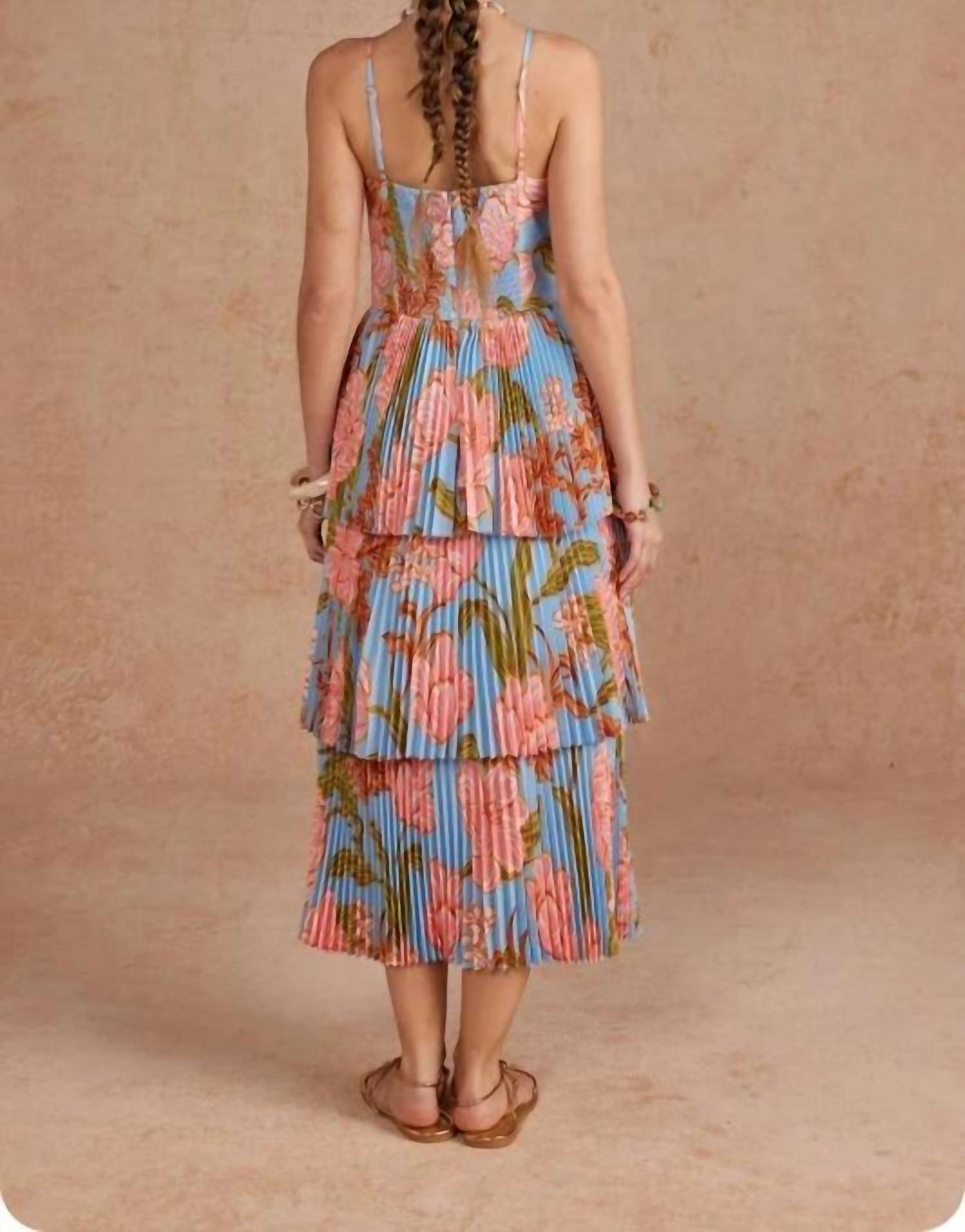 Strut & Bolt - Women's Lennyn Floral Pleated Maxi Dress