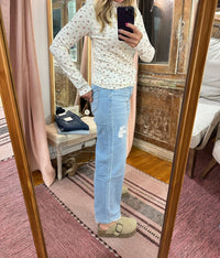 Flying Monkey - High Rise Wide Leg Jeans