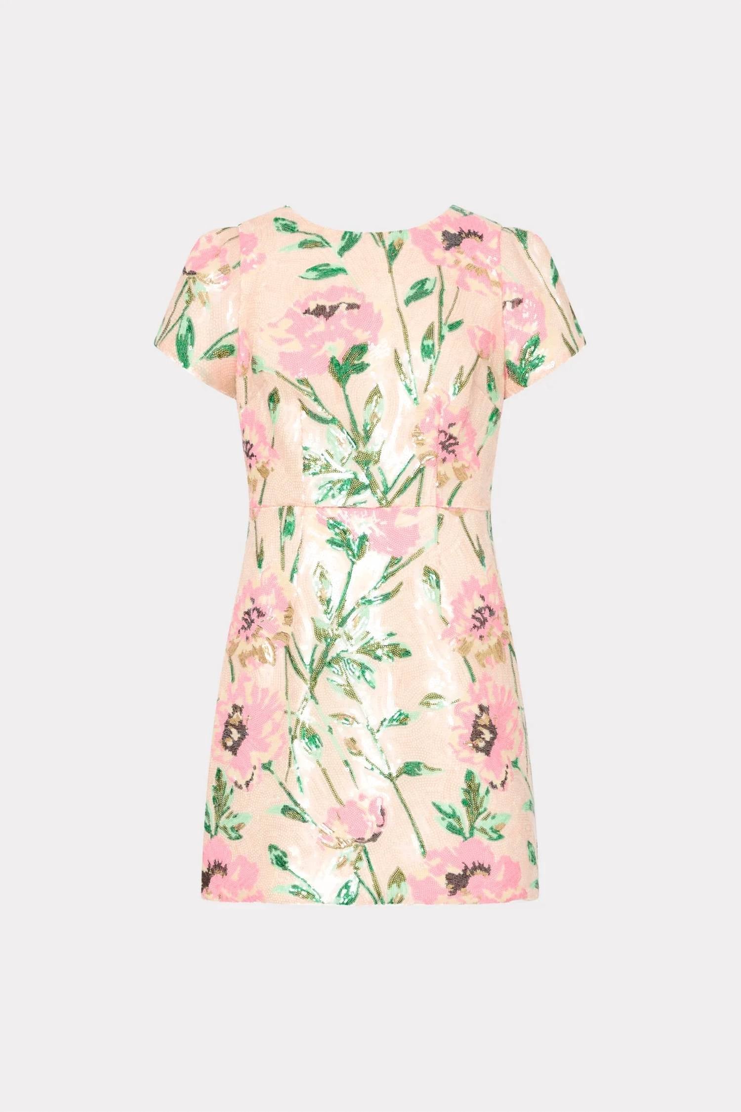 Milly - Rowen Floral Sequin Dress