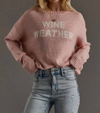 Panache Apparel - Lightweight Wine Weather Sweater