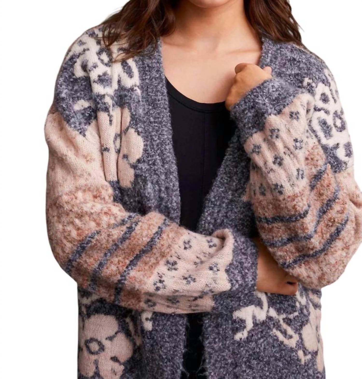 Tribal - Jacquard Knit Sweater