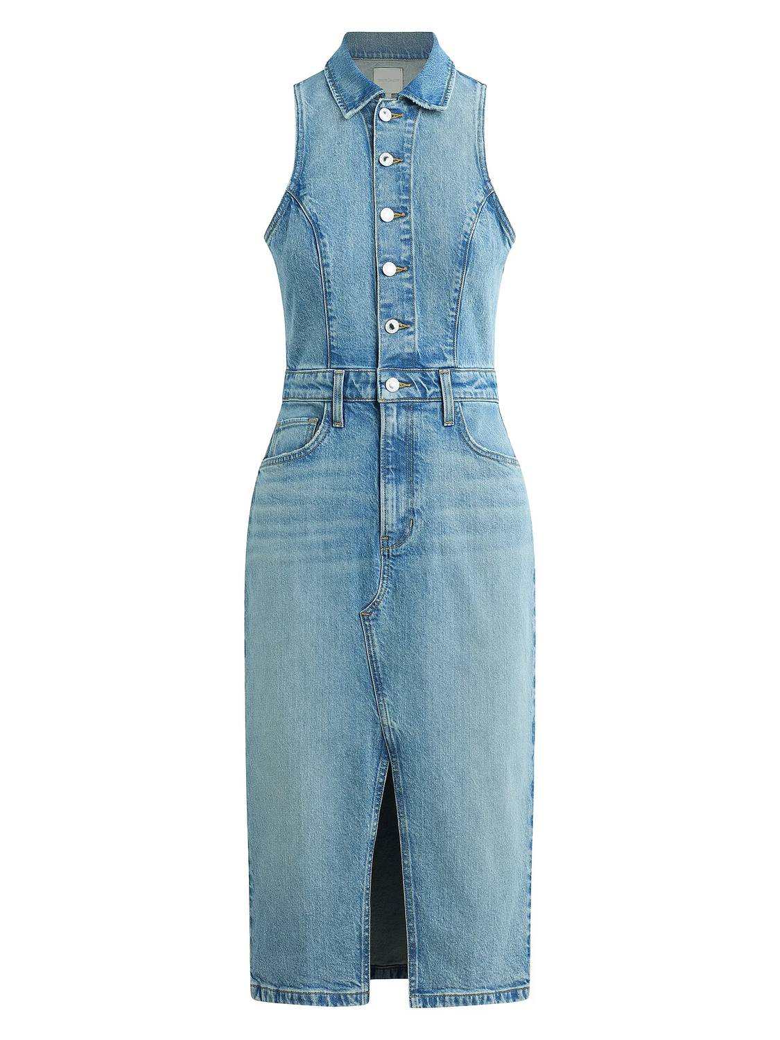 Favorite Daughter - The Halter City Denim Midi Dress