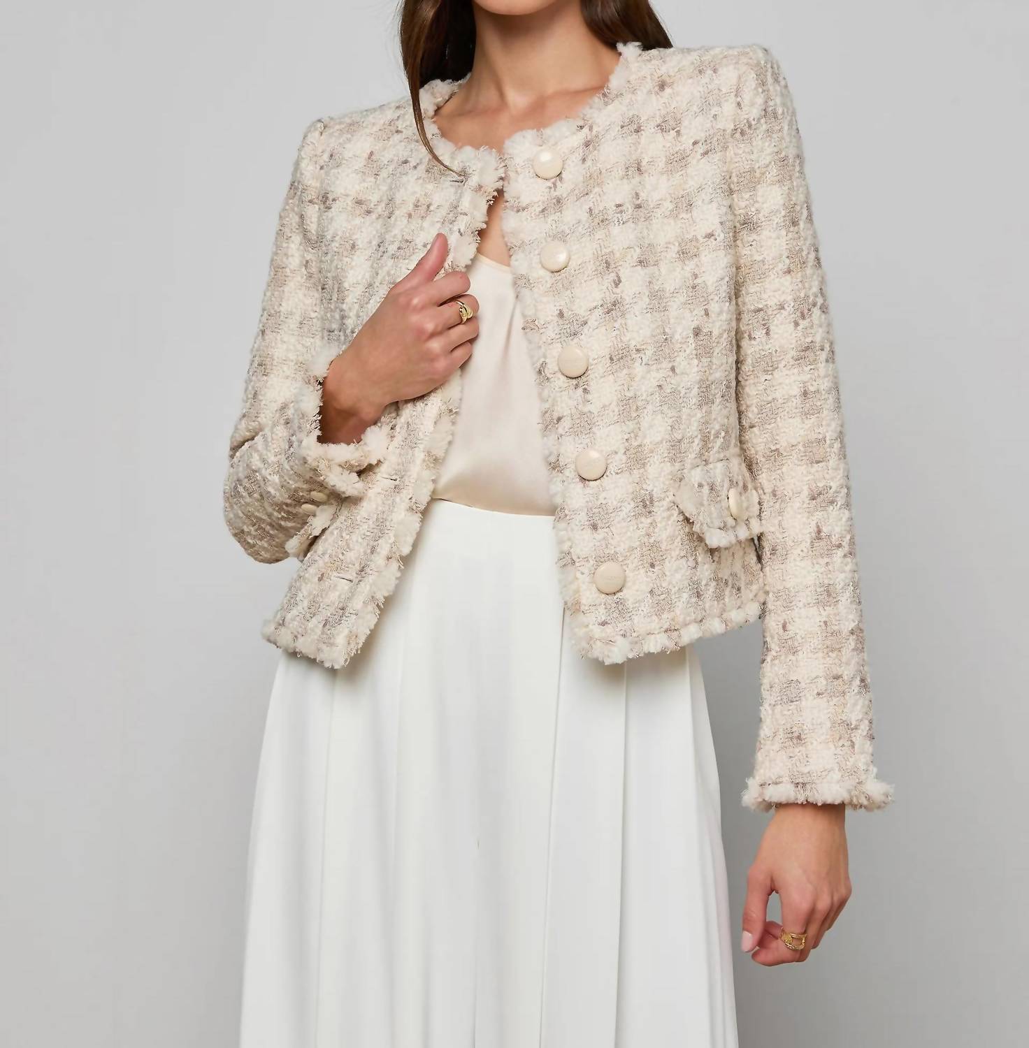 L'Agence - Zell Tweed Jacket