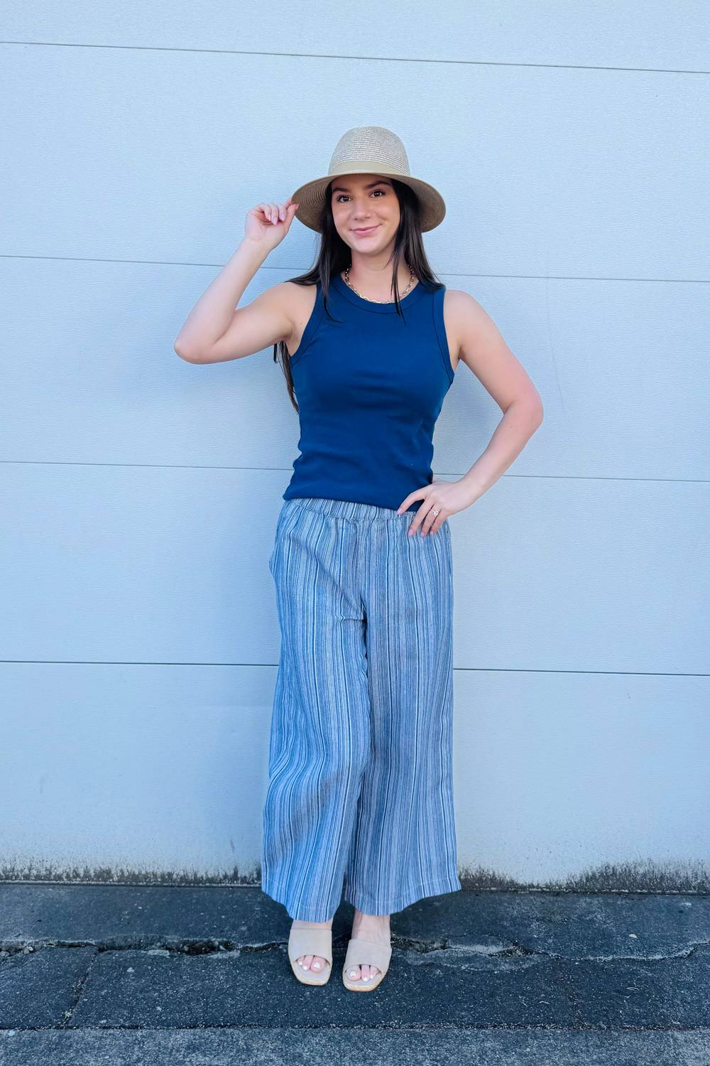 Dylan - Harbor Stripe Pant